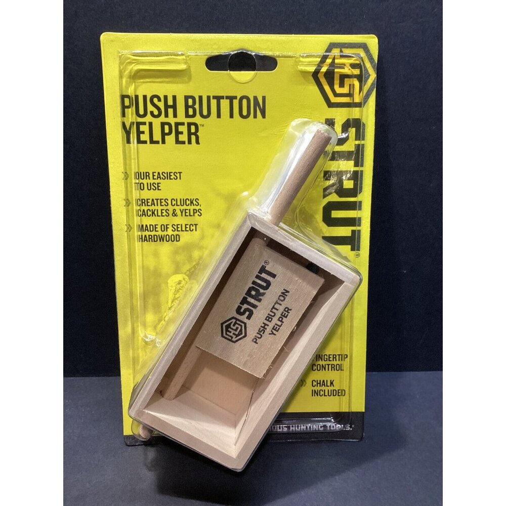 H S STRUT Push Button Yelper Chalk Included Brand New Sealed In Package
